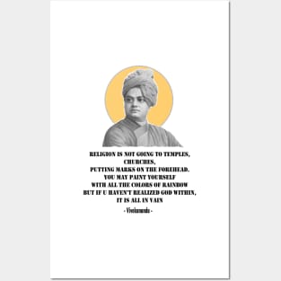 Swami Vivekananda Quote of the day Posters and Art